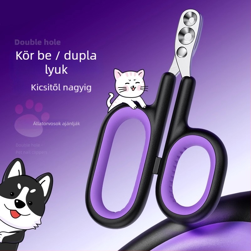 Állati körömvágó olló kis testű kutyáknak (Bichon Frisé/Teddy), körömvágás