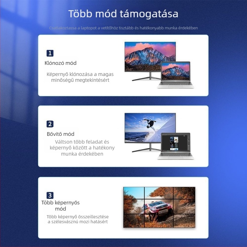 HDMI 2.1 kábel 8K/60Hz és 4K/120Hz megjelenítőkhez, kompatibil monitorokkal, set-top boxokkal, számítógépekkel és projektorokkal