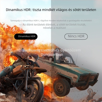 DP 1.4-től HDMI 2.1-ig adapter alumínium házban, 8K HDR-rel, DP/miniDP–HDMI átalakítás, támogatja a 4K120Hz és 2K144Hz