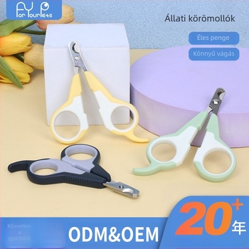 Háziállat körömvágó olló macskáknak és kutyáknak — licencelt magáncímkés márka, import nélkül, nagykereskedelmi eszköz a körmök ápolásához
