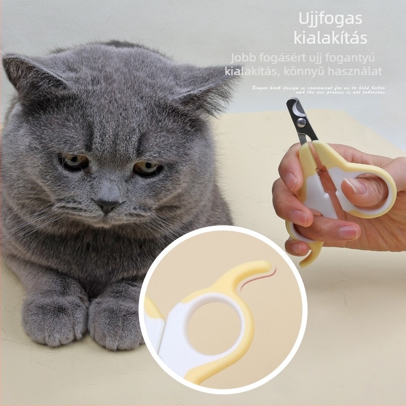 Háziállat körömvágó olló macskáknak és kutyáknak — licencelt magáncímkés márka, import nélkül, nagykereskedelmi eszköz a körmök ápolásához