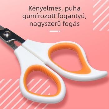 Kis méretű macska- és kutyakörömvágó olló, rozsdamentes acél