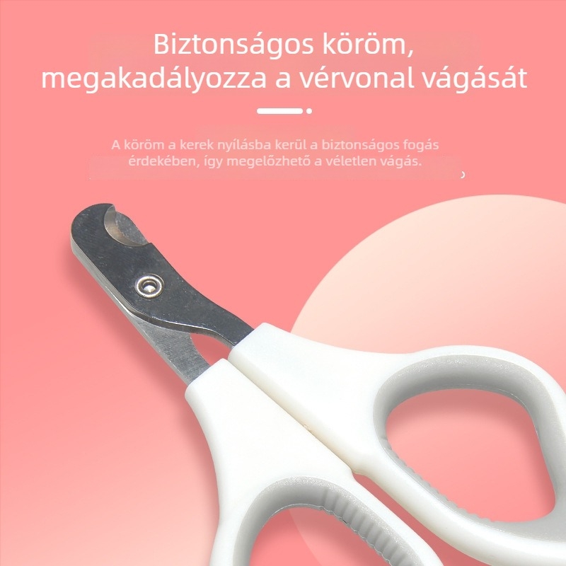 Kis méretű macska- és kutyakörömvágó olló, rozsdamentes acél