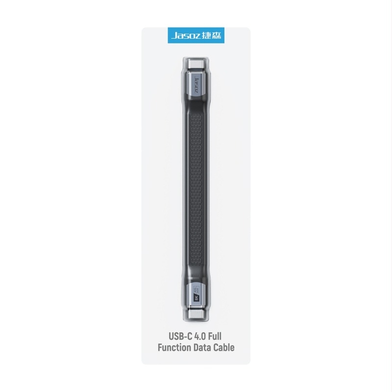 USB4 adatkábel, 40 Gbps átvitellel, 240W gyors töltés, kettős USB-C csatlakozók, 8K60Hz kijelző, Thunderbolt 3-kompatibilis