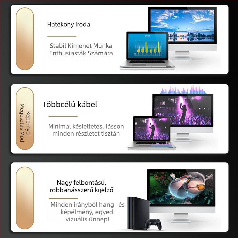 HDMI-kábel YL-810 aranyozott csatlakozókkal, testreszabható vezetőanyag, OEM elérhető, televíziókhoz alkalmas