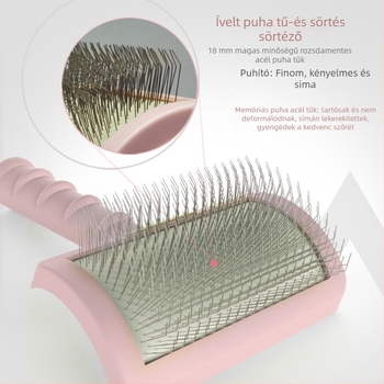 Ginpaz Műanyag tűs kutyafésű a szőrzet szétválasztásához | 72 db (Detangling)