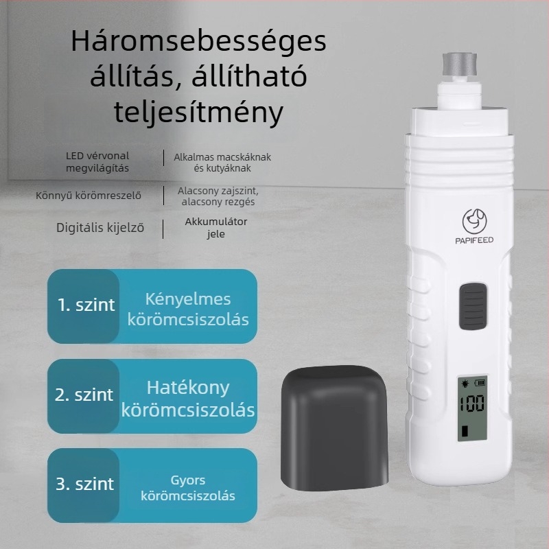 LED világítással ellátott körömvágó macskáknak és kutyáknak – kezdőbarát