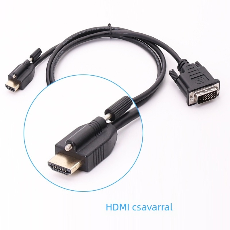 HDMI–DVI videókábel noteszgéphez és asztali számítógéphez külső monitorhoz csatlakoztatásához, 1080p felbontású konverziós kábel