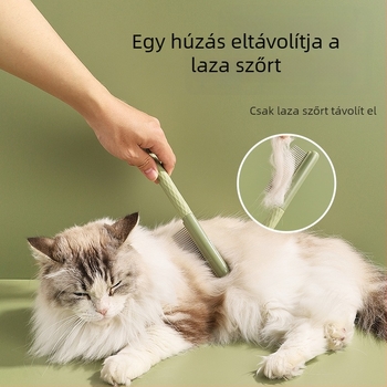 MPETS kisállatgondozó fésű macskáknak és kutyáknak — szétkötő és kifésítő, ABS anyag; márka MPETS; fő piacok: belföldi és nemzetközi; licencelhető magáncímke