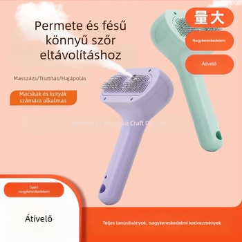 Kutyakezelő masszázs fésű – ABS, doboz 60 darab, szőr eltávolítás és masszázs