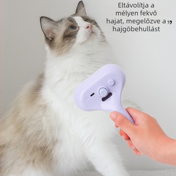 Kutyakezelő masszázs fésű – ABS, doboz 60 darab, szőr eltávolítás és masszázs