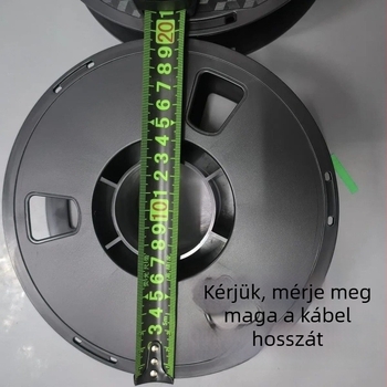 I-alakú kábeltekercs, műanyag tekercs axissal