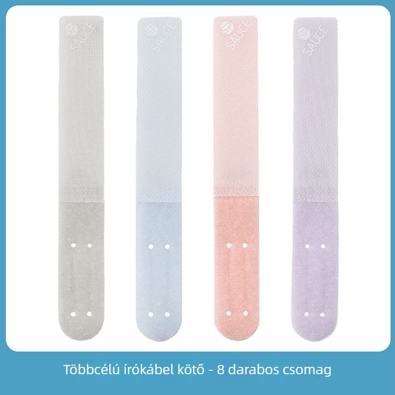 Nylon Velcro kábelkötegelő asztali rendezéshez címkézéssel azonosításhoz