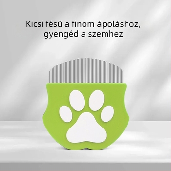 Bichon Frisé ápoló fésű – bolyhos szőrzet oldó detangler eszköz kölyökkutyáknak
