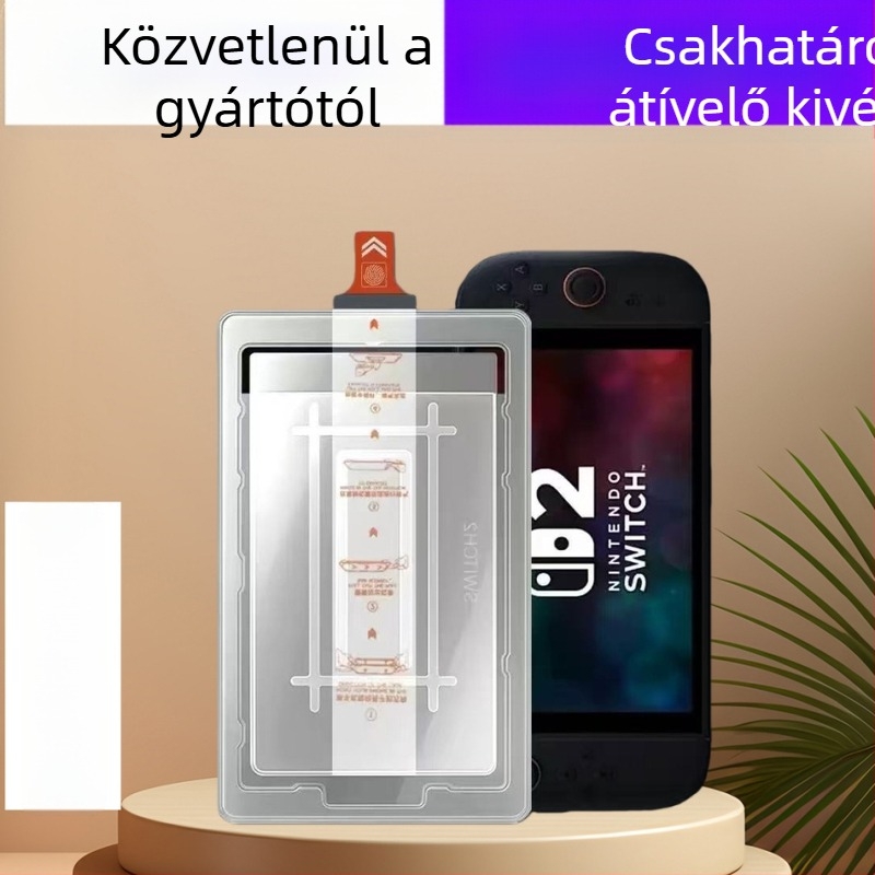 Tempered üveg kijelzővédő Nintendo Switch NS-typehoz (Switch 2, Switch OLED)