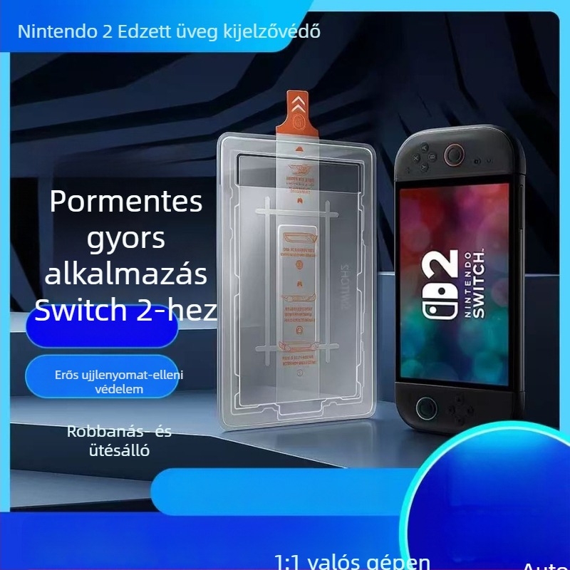 Tempered üveg kijelzővédő Nintendo Switch NS-typehoz (Switch 2, Switch OLED)