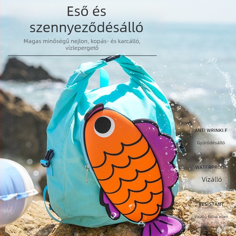 Gyerekeknek készült vízálló nejlon hátizsák állatmintával, uniszex, Little insect home Márka, kültéri sportokra