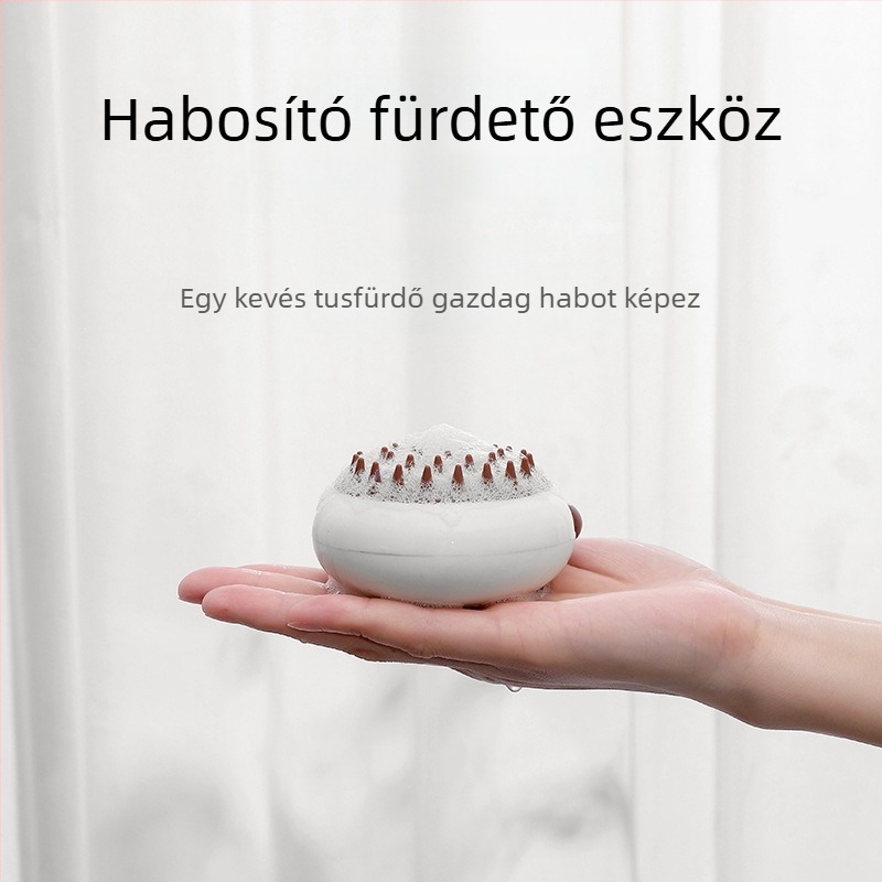 Szilikonból készült fürdető ecset háziállatok számára, masszázs és szőr eltávolítása, kutyák és macskák