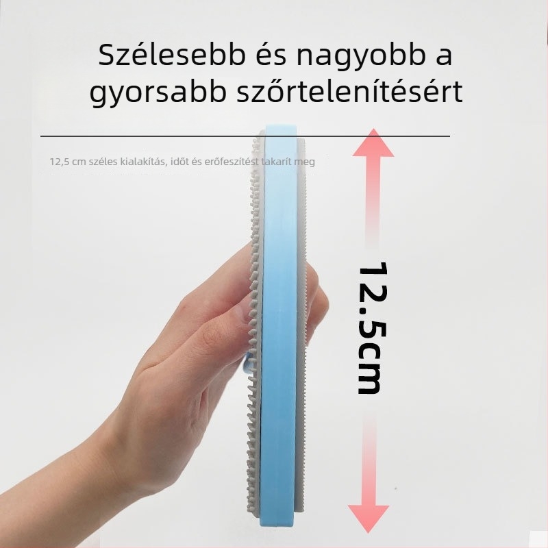 Yi chong Háziállat szőr eltávolító, ívelt kialakítás, műanyag + TPR, kárpitokra, ruhákra, kanapéra és háziállat-ágyakhoz