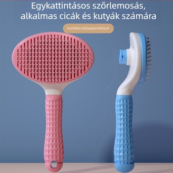 Kisállat fésű TPR anyagból – macskák és kutyák szőrzet eltávolító keféje, Independent márka