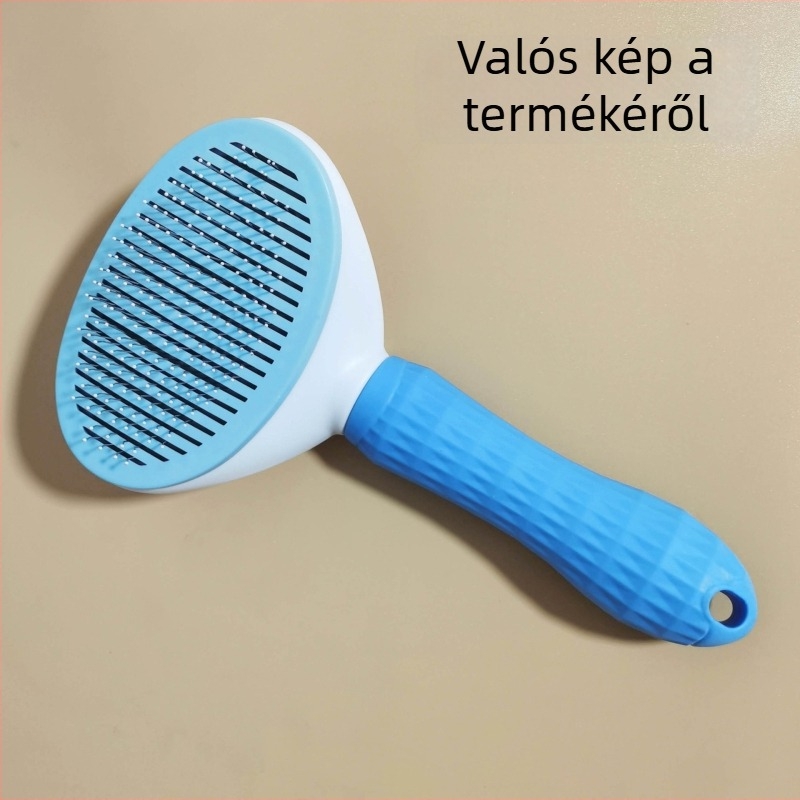 Kisállat fésű TPR anyagból – macskák és kutyák szőrzet eltávolító keféje, Independent márka