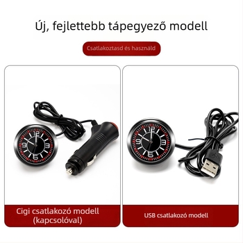 SIYARUI autóóra LED éjszakai világítással, ABS anyag, radiális típus, USB gyújtó interfész