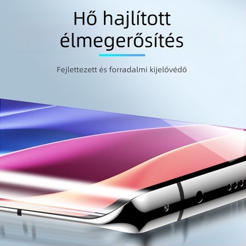 Yinglirui hidrogel kijelzővédő fólia Redmi K60/K50/K40/K30 Pro+ – UV teljes ragasztás, elülső fólia, ujjlenyomat-mentes, önhelyreálló