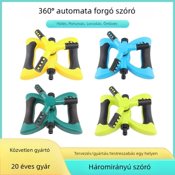Kerti öntözőfej forgó fejjel, 360°-os forgás, magas nyomású fúvóka