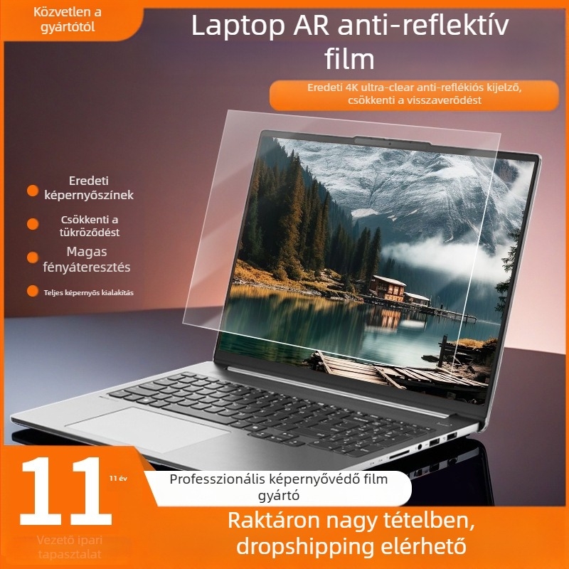 AR-anti-reflexiós bevonatú laptop kijelzővédő, OEM, 100 g, Kompatibilis MacBook Air, Shadow Elf, Light and Shadow Elf, Honor