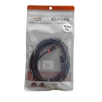 Choseal/Akihabara AV kábel, modell Q354/QS3210, OFC rézmag, aranyozott csatlakozók