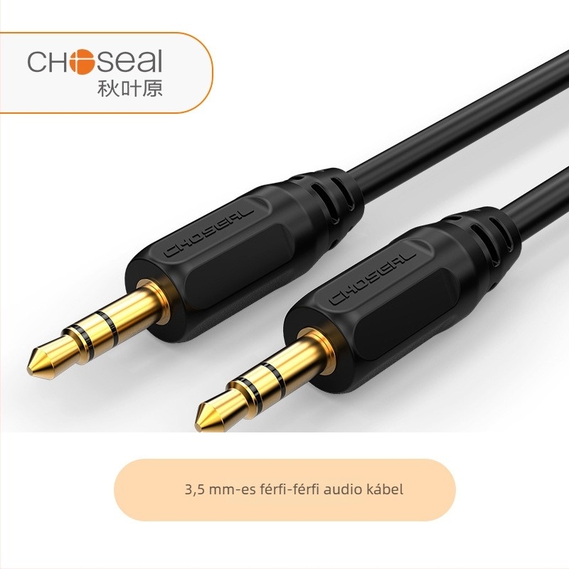 Choseal/Akihabara AV kábel, modell Q354/QS3210, OFC rézmag, aranyozott csatlakozók