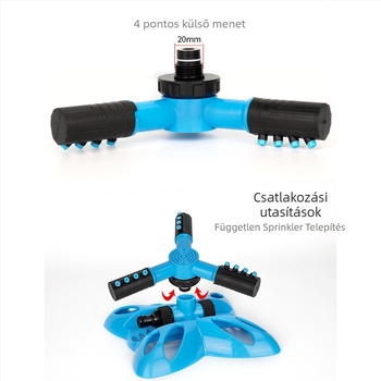 Automatikus forgó öntözőfej gyepekhez