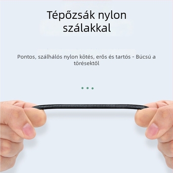 L11ProT audiókábel, aranyozott, nejlon szövésű, ónosított rézmaggal, SGS tanúsítvány