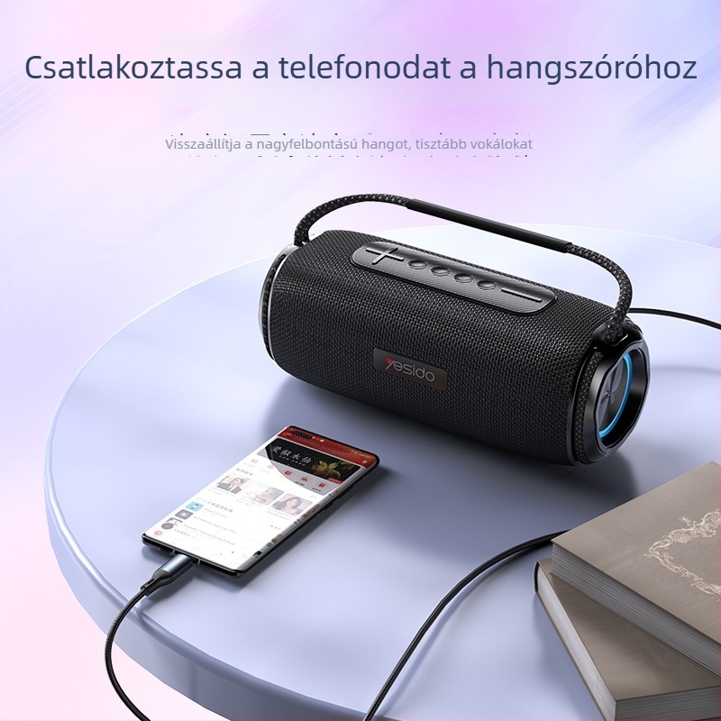 Yesido YAU36 Audio kábel, nylonos mag, vezetők: alumínium ötvözet + TPE, kompatibilis autóval, számítógéppel, mobiltelefon és tablettel
