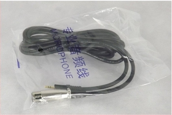 Mikrofon-kábel 3,5 mm, hangvonal, ezüstözött felület, vezetőmag réz bevonatú alumínium-magnézium, ROHS