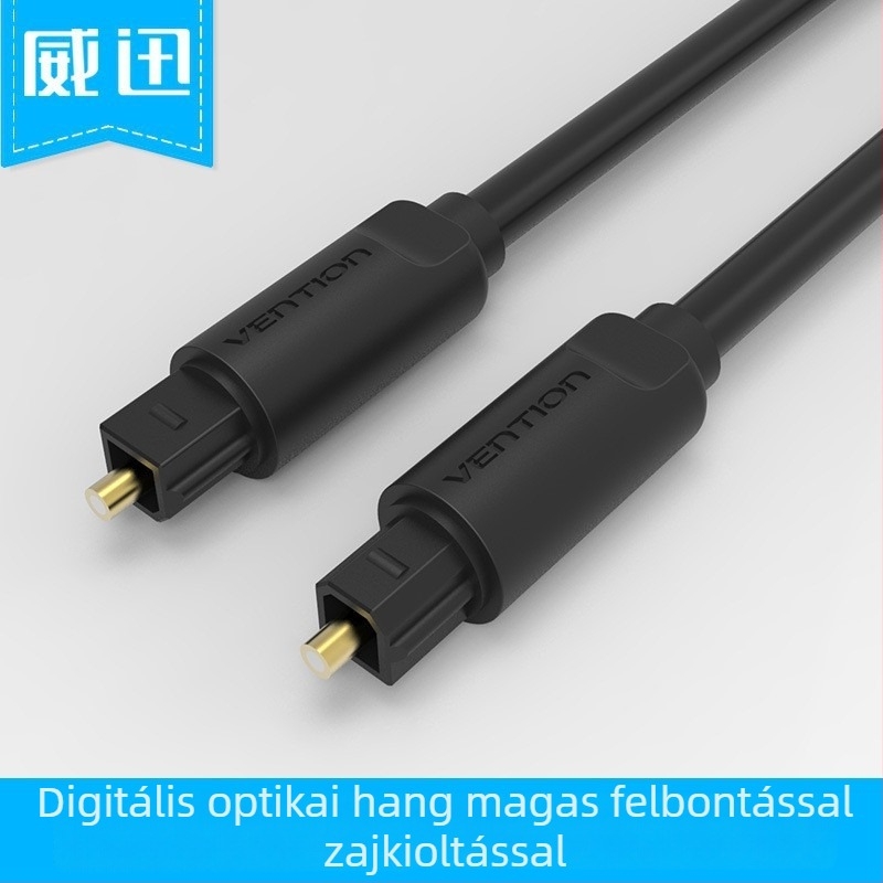 Optikai szálas audió kábel számítógép perifériákhoz, aranyozott kivitel, CCA mag, ROHS, modell BAEB