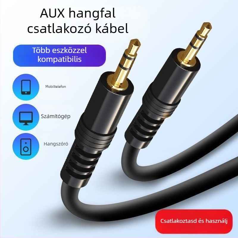 3.5mm férfi–férfi audio kábel autóhoz és számítógépes perifériákhoz, Neutral márka