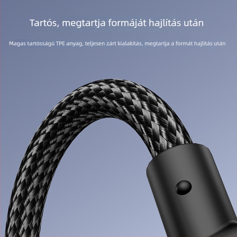 Yesido YAU46 audiókábel, réz vezetők, alumínium‑ötvözet + TPE mag, CE tanúsítvány