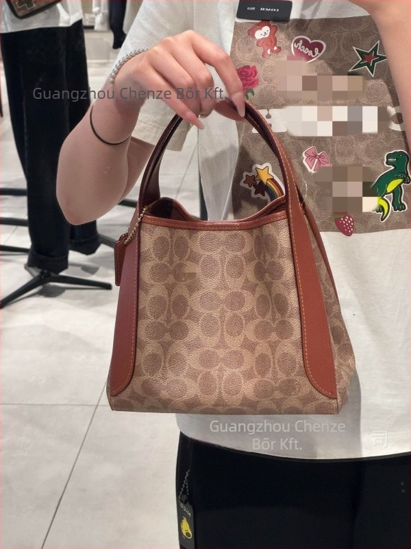 Aq Hadley Bucket Bag valódi bőrből, vödör alakú, városi egyszerű stílus, poliészter bélés, kampóval nyitás