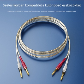 Hangszóró kábel, aranyozott rézmaggal, PVC szigetelés, ISO 9001 tanúsított