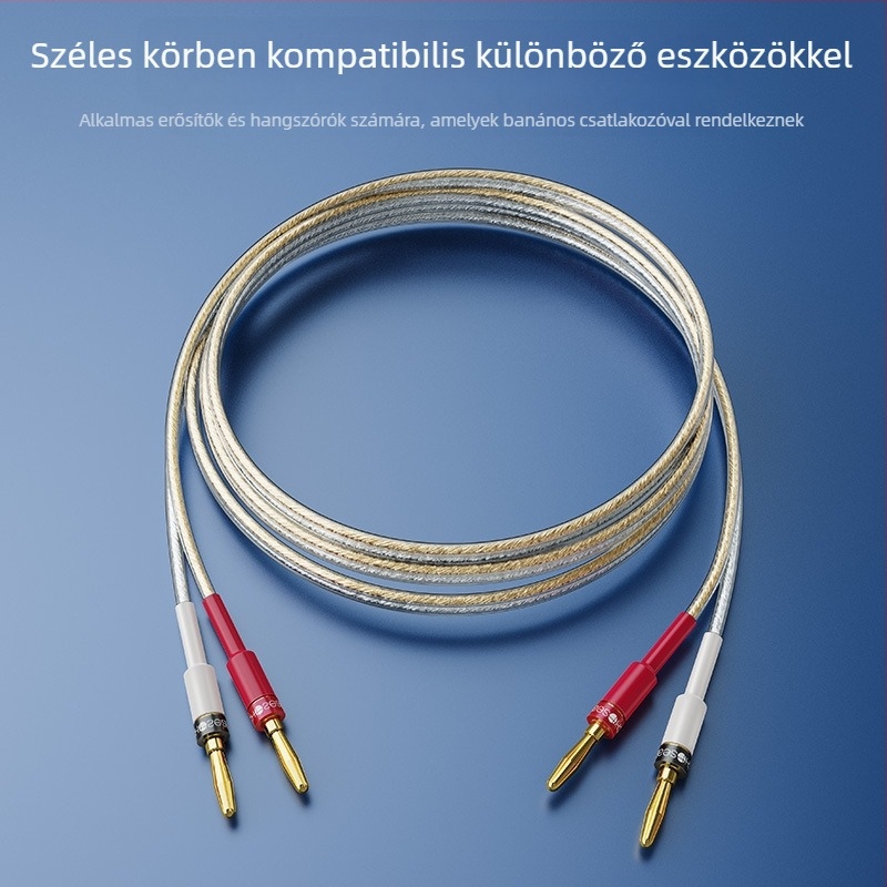 Hangszóró kábel, aranyozott rézmaggal, PVC szigetelés, ISO 9001 tanúsított