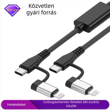 Record Line audio kábel digitális eszközökhöz, nikkelezett bevonat, alumíniumötvözet mag, 20 g