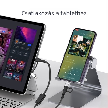 Record Line audio kábel digitális eszközökhöz, nikkelezett bevonat, alumíniumötvözet mag, 20 g