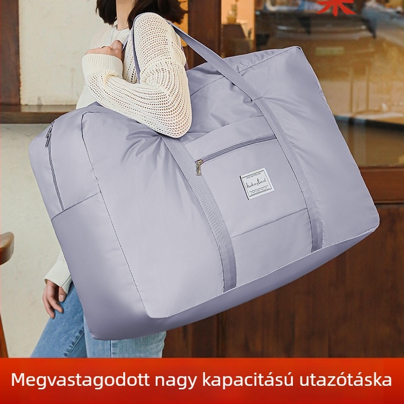 Nagy kapacitású utazótáska, porálló, görgős, Oxford anyagból