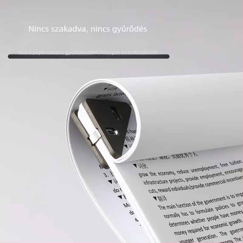 National reputation Él- és sarokmappa csipesz – háromszög alakú dokumentumklipsz – műanyag
