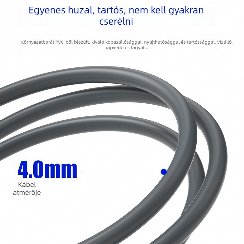 Type-C a DC5521 női PD power extension kábel, nagy teljesítmény, 0,5–30 m