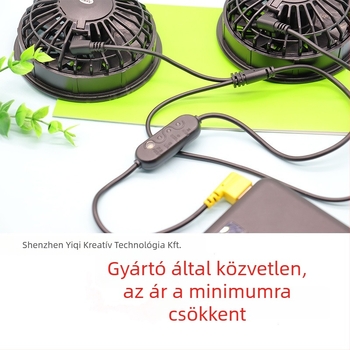 D02 Légkondicionáló ruházathoz sebességszabályozó kábel, 1-2 osztó, 5V DC központi vezérlővonal, hossz 1,12 m