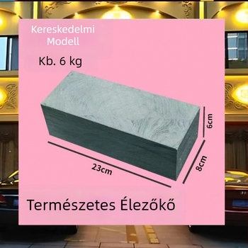 Konyhai kések élezőköve – kettős használat: durva és finom élezés, háztartási használatra