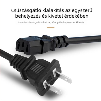 Kétvezetékes tápkábel, USA szabvány lapos dugó, OEM Xintai Wire