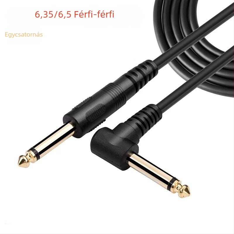 Hangkábel 6,5 mm-től 6,5 mm-ig, Aranyozott, Ónozott réz vezeték, OEM
